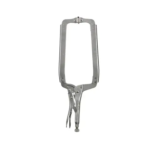 C-Clamp, 2000 lb Clamping, 8 in Max Opening Size, 9-1/2 in D Throat, Steel Body