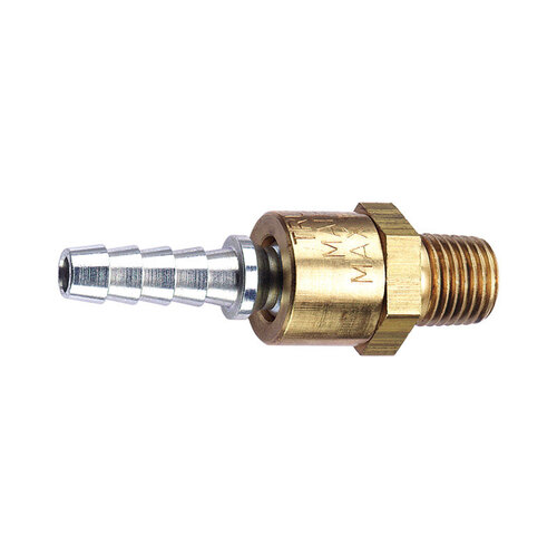 Air Line Swivel Fitting Brass 1/4" Male