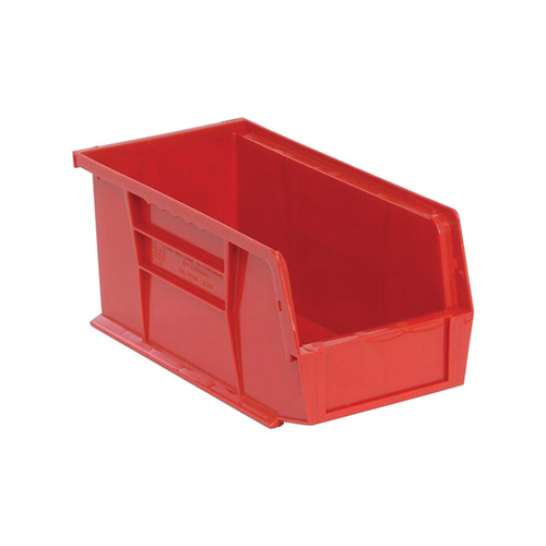 Tool Storage Bin 5-1/2" W X 5" H Polypropylene 1 compartments Red Red