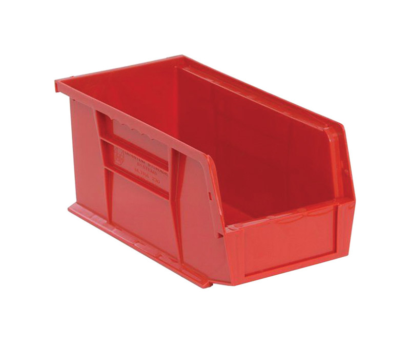 Quantum Storage RQUS230RD-UPC Tool Storage Bin 5-1/2" W X 5" H Polypropylene 1 compartments Red Red