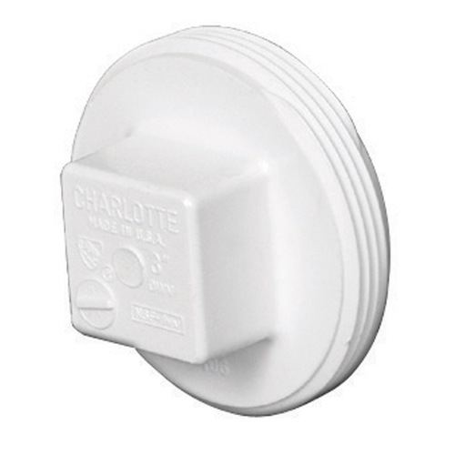Clean-Out Plug Schedule 40 2" MPT X 2" D MPT PVC Clean-Out Plug Schedule 40 2" MPT X 2" D MPT PVC