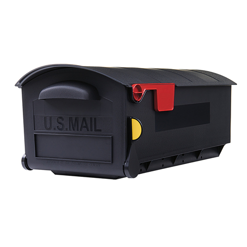 Mailbox Gibraltar es Patriot Classic Plastic Post Mount Black Powder Coated