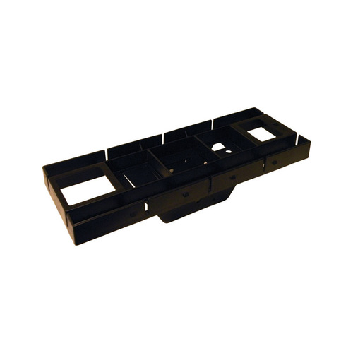 Gibraltar Mailboxes GMB225B Mailbox Mounting Board Black Polymer .15 Ga. 17" L Black