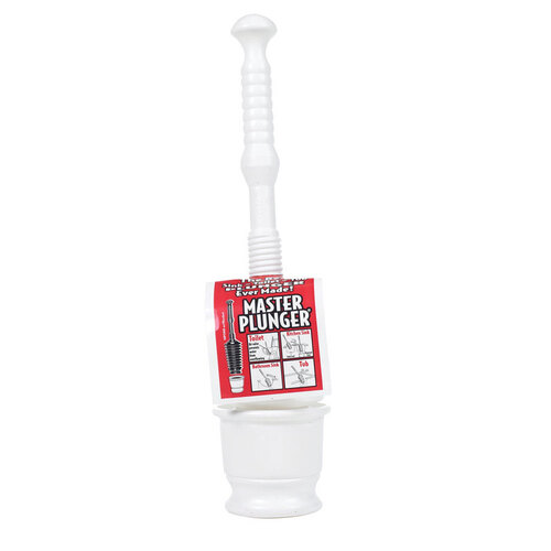 GT Water Products MP500-B4-8PK Bellows Plunger Master Plunger 18-1/2" L X 4" D White