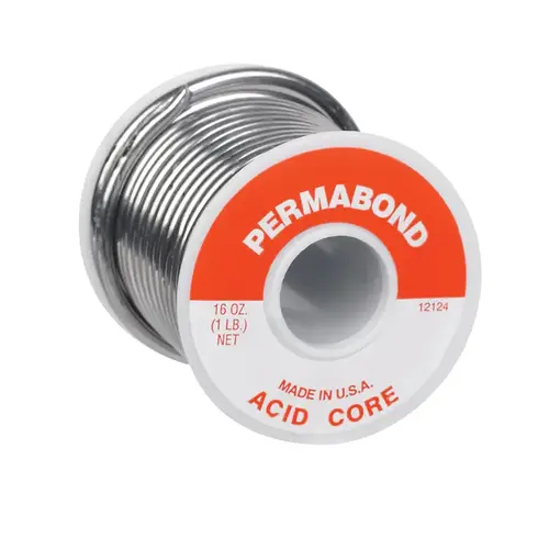 Acid Core Wire Solder 16 oz 0.125" D - pack of 10