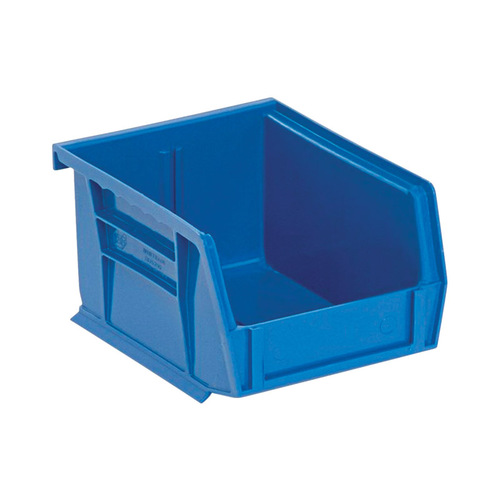 Quantum Storage RQUS210BL-UPC Tool Storage Bin 4-1/8" W X 2-13/16" H Polypropylene 1 compartments Blue Blue