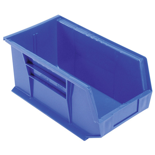 Tool Storage Bin 8-1/4" W X 6-3/4" H Polypropylene 1 Blue Blue