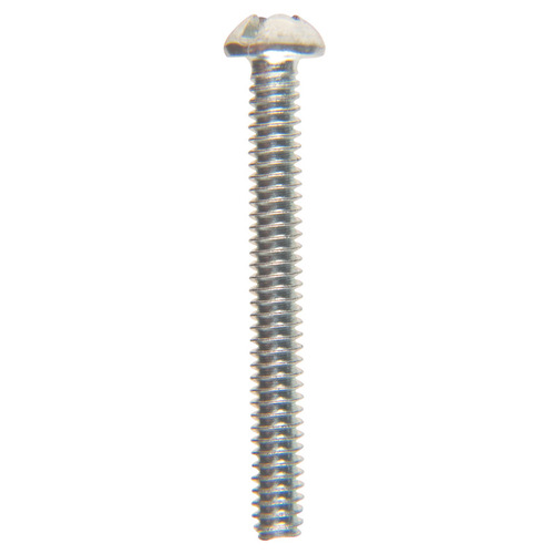 Machine Screws No. 6-32 X 1-1/4" L Combination Round Head Zinc-Plated Steel Zinc-Plated