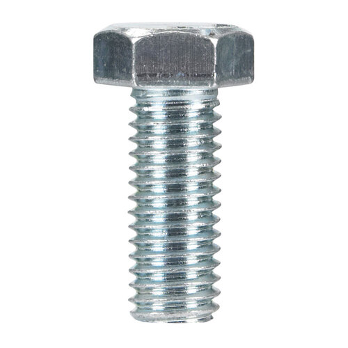 Hex Bolt 1/2" D X 1-1/4" L Zinc Plated Steel Zinc Plated