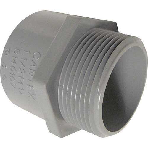 Cantex 5140106C Male Adapter 1-1/4" D PVC For PVC