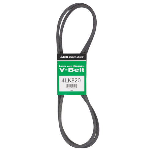 V-Belt Super KB 4LK820 0.5" W X 82" L For Riding Mowers Gray