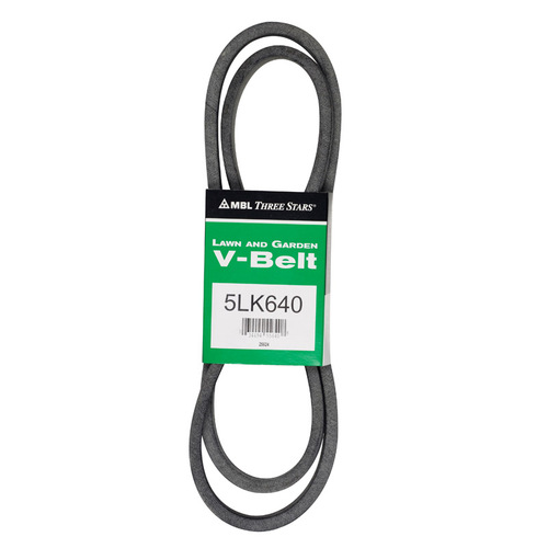 V-Belt Super KB 5LK640 0.63" W X 64" L For Riding Mowers Gray