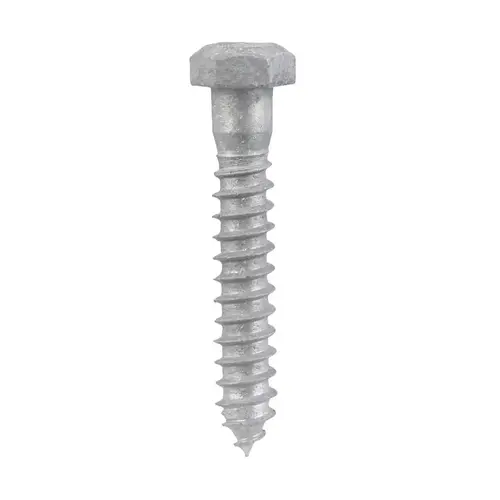 Lag Screw 1/2" X 3" L Hex Hot Dipped Galvanized Steel Hot Dipped Galvanized