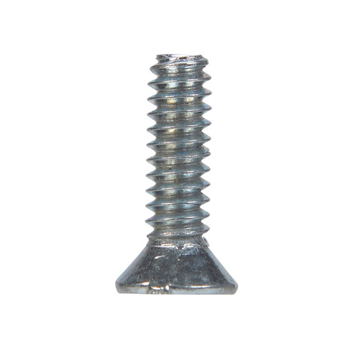 Machine Screws No. 6-32 S X 1/2" L Phillips Flat Head Zinc-Plated Steel Zinc-Plated