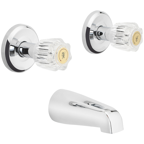 OakBrook 8330001 Bath Faucet 2Handle Chrome Chrome