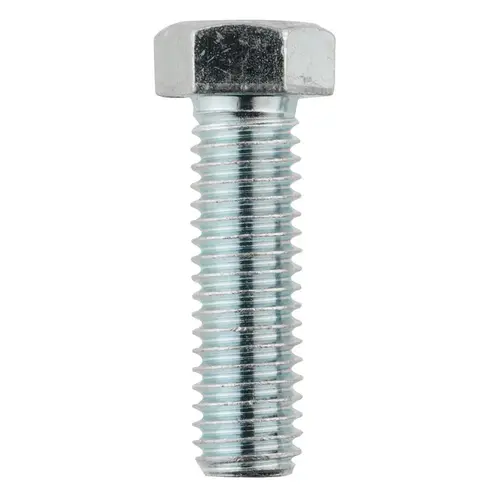 Hex Bolt 7/16" D X 1-1/2" L Zinc Plated Steel Zinc Plated