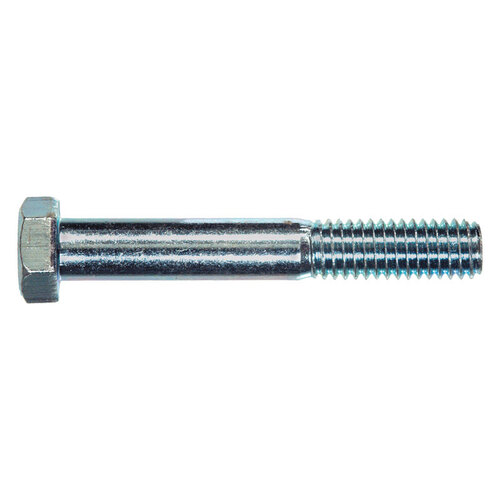 Hex Bolt 7/16" D X 5" L Zinc Plated Steel Zinc Plated