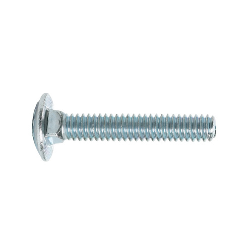 Carriage Bolt 1/4" X 1-1/2" L Zinc-Plated Steel Zinc-Plated