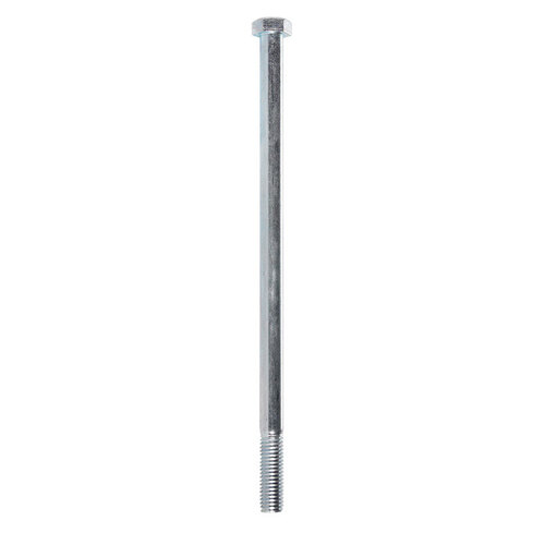 Hex Bolt 1/2" D X 10" L Zinc Plated Steel Zinc Plated