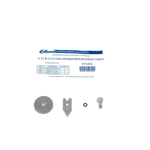 EDLUND KT1415 REPLACEMENT PARTS KIT U-12/S-11