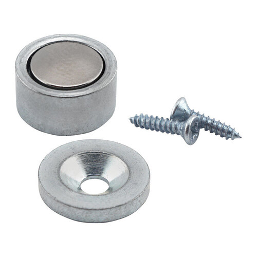 Super Latch Magnets .25" L X .5" W Silver Neodymium 6 lb. pull Silver