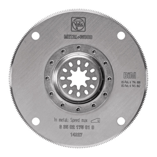 FEIN 63502175210 Saw Blade Starlock Plus 4" X 4" L High Speed Steel