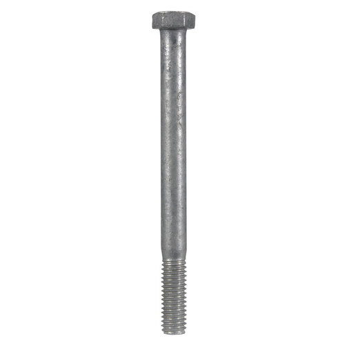 Hex Bolt 3/8" D X 4-1/2" L Hot Dipped Galvanized Steel Hot Dipped Galvanized