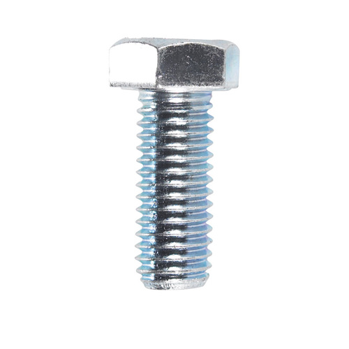 Hex Head Cap Screw 1/2" D X 1-1/4" L Heat Treated Zinc Steel Heat Treated Zinc