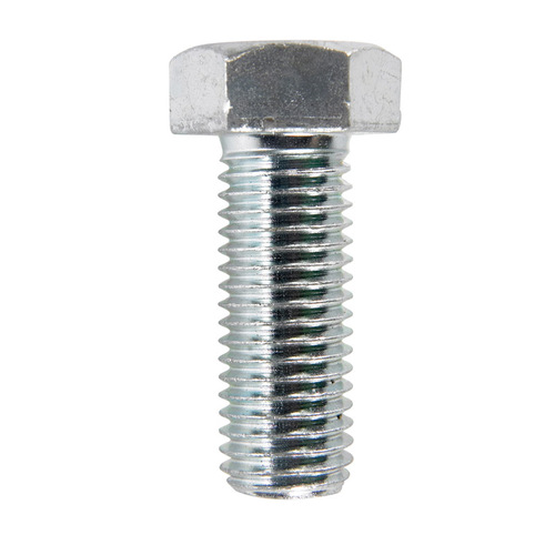 Hex Bolt 3/4" D X 2" L Zinc Plated Steel Zinc Plated