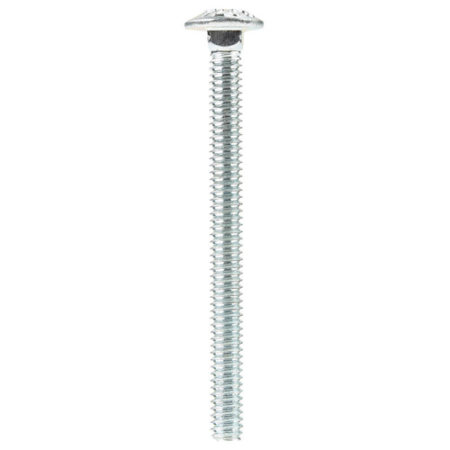 Carriage Bolt 1/4" X 3" L Zinc-Plated Steel Zinc-Plated