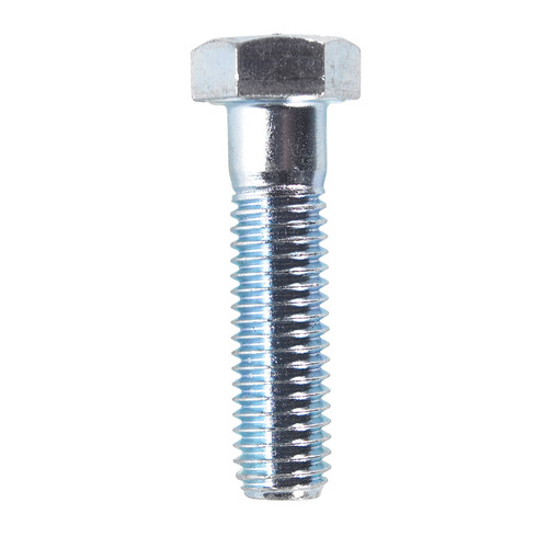 Hex Head Cap Screw 1/2" D X 2" L Heat Treated Zinc Steel Heat Treated Zinc