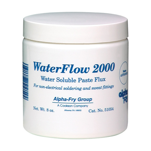 Alpha Fry AM51054 Soldering Paste Flux Water Flow 2000 8 oz Lead-Free
