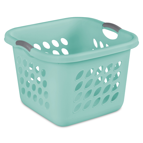 Laundry Basket Aqua Plastic Aqua