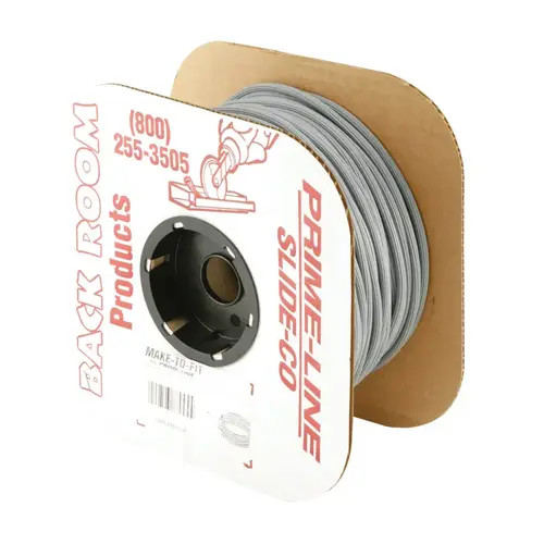 Screen Spline 0.14" D X 500 ft. L Gray