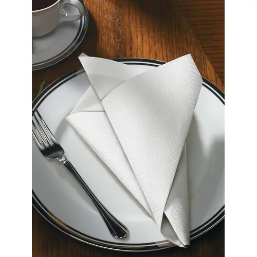 HOFFMASTER 200101 NAPKIN FLAT PACK WHITE