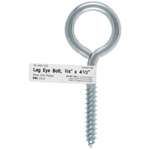 1/2 x 4 Stainless Steel Lag Eye Bolt