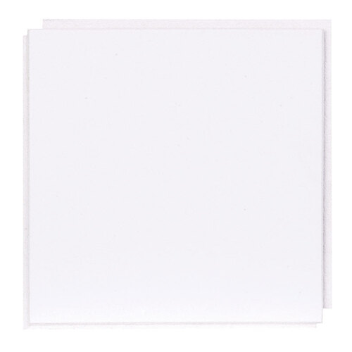 USG 824290-XCP32 Ceiling Tile Custom 12" L X 12" W 0.5" Staple White - pack of 32