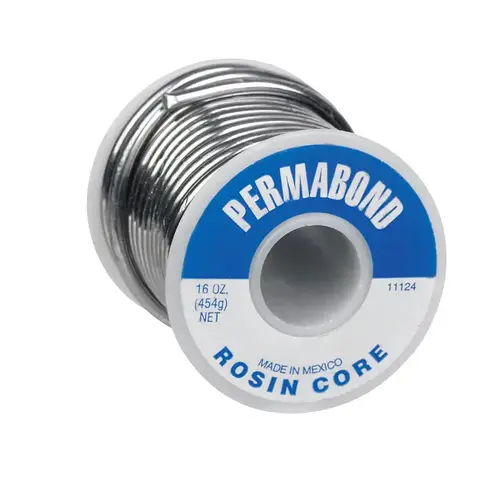 Alpha Metals 11124-XCP10 Rosin Core Solder Wire 16 oz 0.125" D Tin/Lead - pack of 10