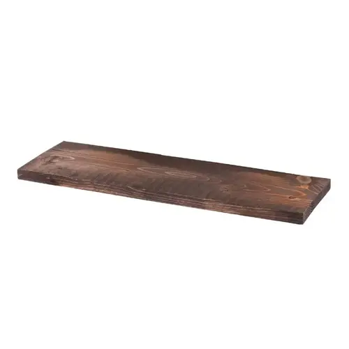 Shelf Trail 7/8" H X 7-1/4" W X 24" L Brown Brown