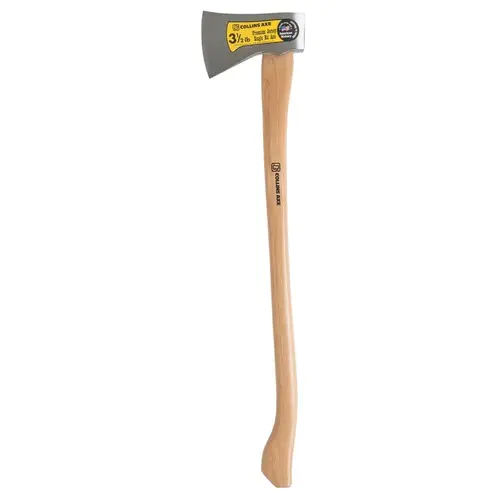 Axe 3.5 lb Single Bit 35" Wood Handle Brown