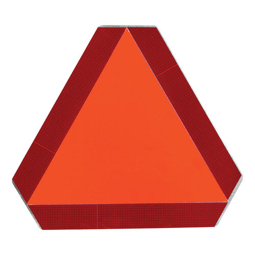 SMV 2-C Sign English Red Safety 14" H X 14" W