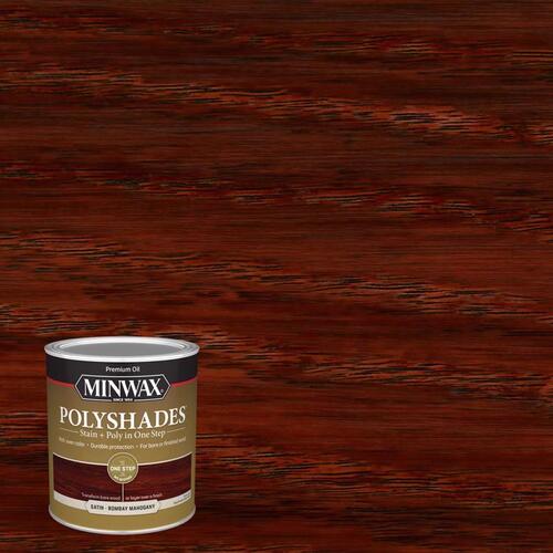 Minwax 61380444 Stain and Polyurethane Finish PolyShades Semi