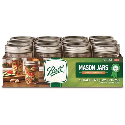 Kerr 2139400 Canning Jar Wide Mouth 8 oz