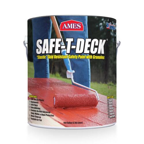 Ames SD1TW Anti-slip Coating Safe-T-Deck Semi-Gloss White 1 gal White