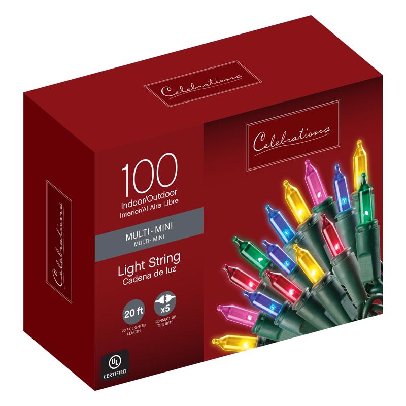 Celebrations 4001-71-XCP24 Christmas Lights Incandescent
