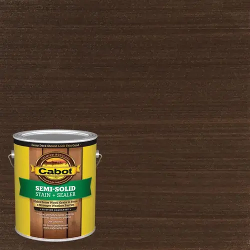 Deck and Siding Stain Natural Oil/Waterborne Hybrid Cordovan Brown 1 gal 400-500 sq.ft. Cordovan Brown - pack of 4