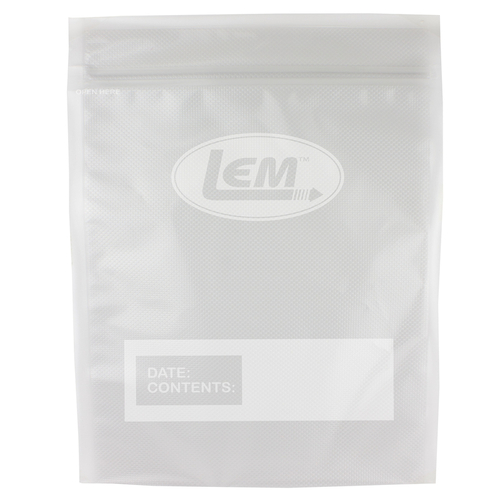 LEM 1388-XCP6 Vacuum Sealer Bags 1 gal Plastic - pack of 6