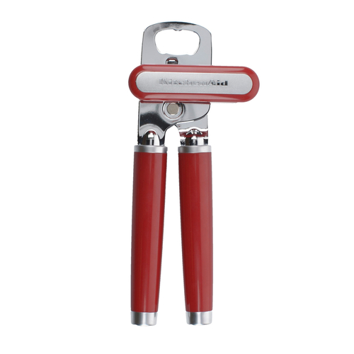 Bottle/Can Opener Gloss Red ABS/Stainless Steel Manual Gloss