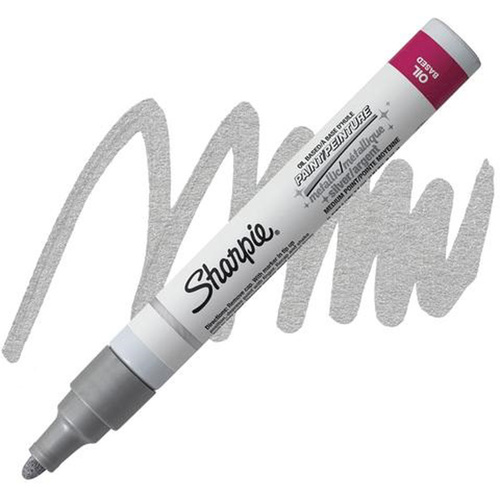 Sharpie 1875050 Paint Marker Silver Medium Tip