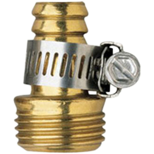 Hose Mender 5/8" Brass/Stainless Steel Threaded Double Male